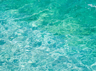 Cristal clear sea water in Zingaro Natural reserve in Sicily,Italy