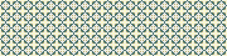 Abstract Cross Pattern Dots Logo generative computational art illustration