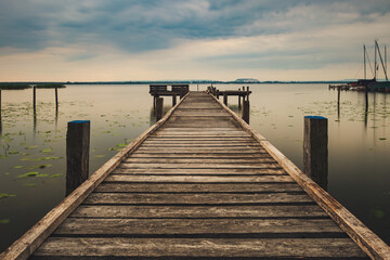 Bootssteg am Steinhuder Meer