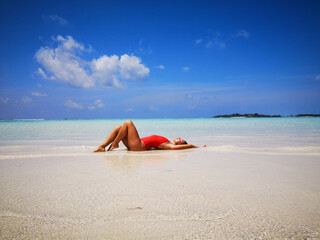 Sandbank in the Maldives