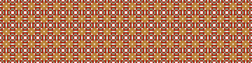 Abstract Cross Pattern Dots Logo generative computational art illustration