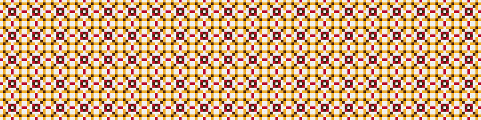 Abstract Cross Pattern Dots Logo generative computational art illustration