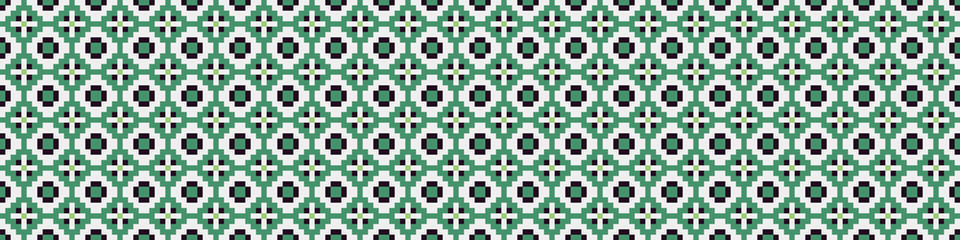 Abstract Cross Pattern Dots Logo generative computational art illustration