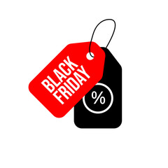 Black Friday label set icon