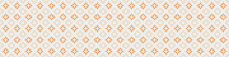 Fototapeta premium Abstract Cross Pattern Dots Logo generative computational art illustration