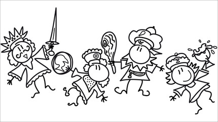 PLAYING CARDS KING line