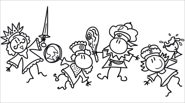 PLAYING CARDS KING line