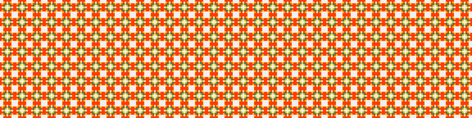 Abstract Cross Pattern Dots Logo generative computational art illustration
