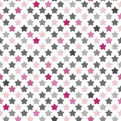 Vector seamless childish pattern with stars. Star pattern ,  illustration texture for paper, wrapping and fabric