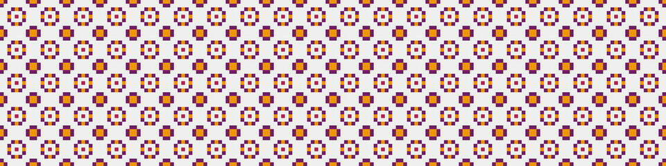 Abstract Cross Pattern Dots Logo generative computational art illustration