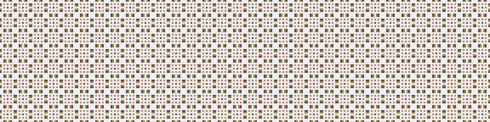 Fototapeta premium Abstract Cross Pattern Dots Logo generative computational art illustration