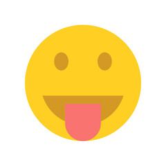 Happy yellow emoji face.