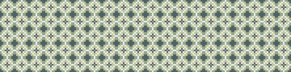 Abstract Cross Pattern Dots Logo generative computational art illustration