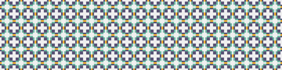 Abstract Cross Pattern Dots Logo generative computational art illustration