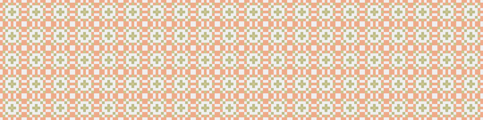 Abstract Cross Pattern Dots Logo generative computational art illustration