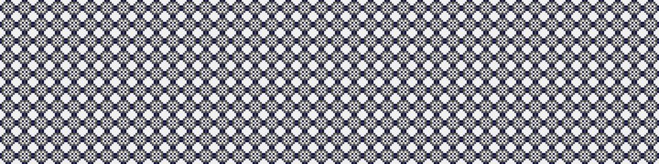 Abstract Cross Pattern Dots Logo generative computational art illustration