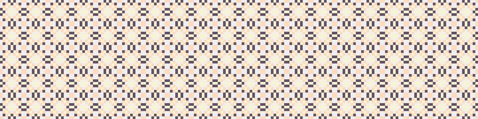 Fototapeta premium Abstract Cross Pattern Dots Logo generative computational art illustration