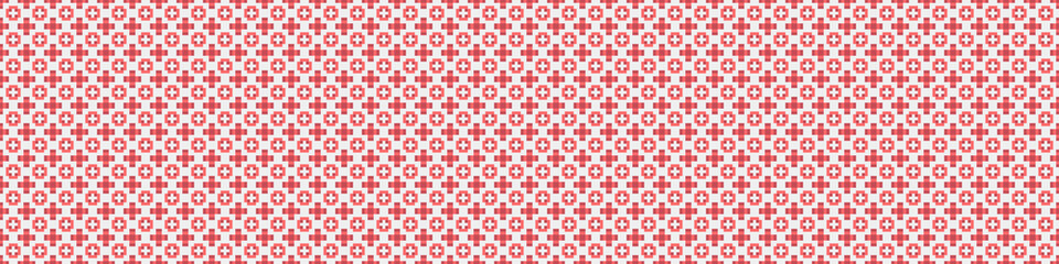 Abstract Cross Pattern Dots Logo generative computational art illustration