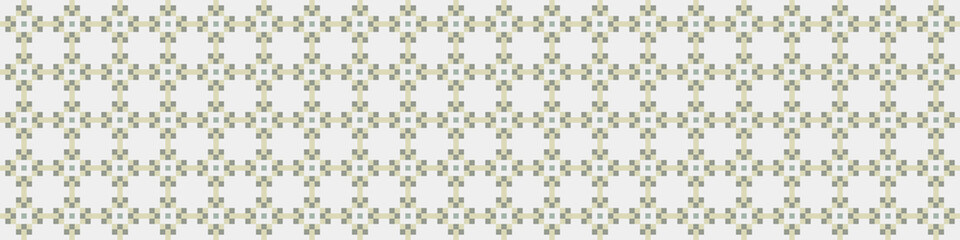 Fototapeta premium Abstract Cross Pattern Dots Logo generative computational art illustration