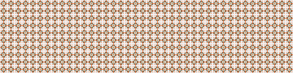 Fototapeta premium Abstract Cross Pattern Dots Logo generative computational art illustration