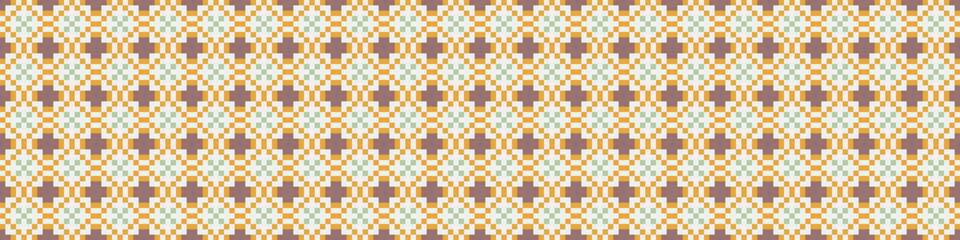 Abstract Cross Pattern Dots Logo generative computational art illustration