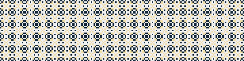 Abstract Cross Pattern Dots Logo generative computational art illustration