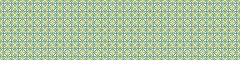Abstract Cross Pattern Dots Logo generative computational art illustration