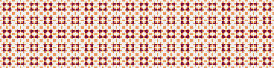 Naklejka premium Abstract Cross Pattern Dots Logo generative computational art illustration