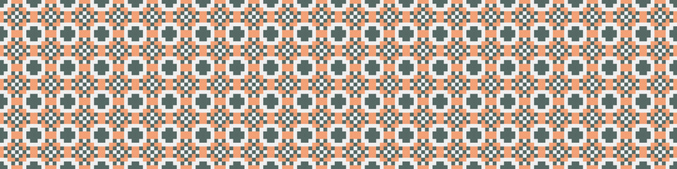 Abstract Cross Pattern Dots Logo generative computational art illustration