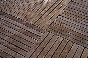 Wooden deck, Barra da Tijuca Beach, Rio de Janeiro