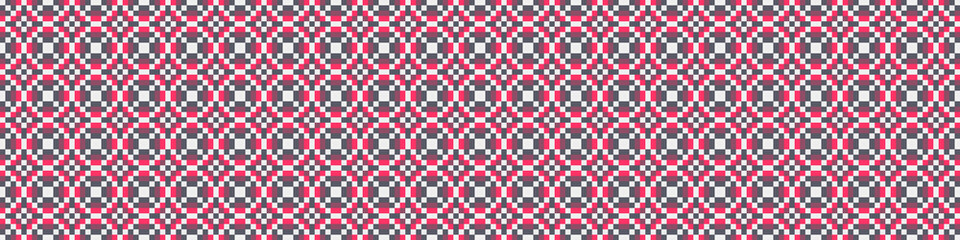 Fototapeta premium Abstract Cross Pattern Dots Logo generative computational art illustration