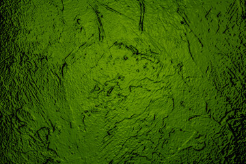 Old green paint light vintage wall structure texture of stone as a background