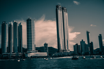Fototapeta premium Balneário Camboriú Santa Catarina Praia e Edificios
