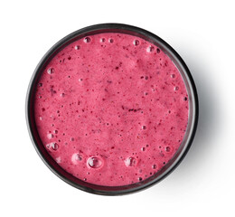 smoothie bowl of banana and berries