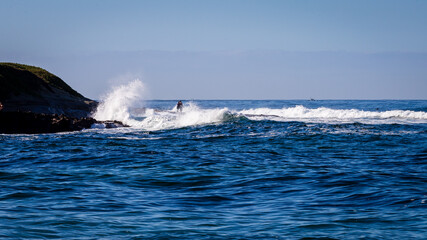 King tides at the La Jolla Cove, San Diego, CA