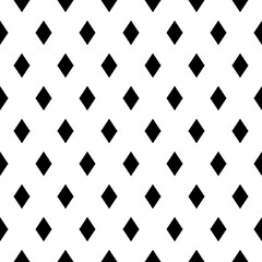 Diamonds. Rhombuses background. Lozenges wallpaper. Polygons backdrop. Mosaic motif. Tiles illustration. Geometrical pattern. Ethnic image. Digital paper, folk design, textile print. Seamless abstract