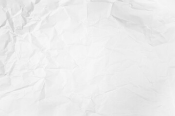 Obraz premium white and gray crumpled paper texture background. crush paper so that it becomes creased and wrinkled.