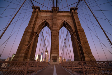 Brooklyn Bridge in New York. USA