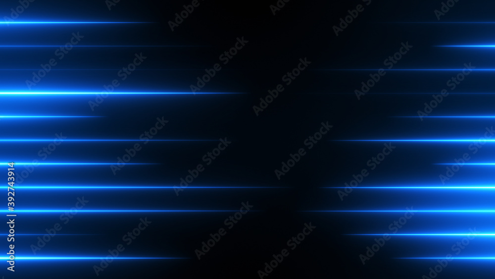 Canvas Prints technology background with abstract bright neon lights. futuristic striped texture for innovation co