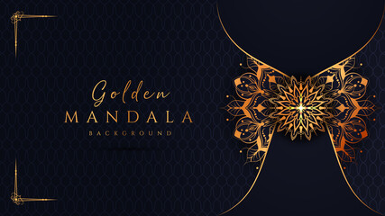 Creative luxury mandala background with floral ornament pattern. Abstract and decorative mandala design for decoration, invitation, cards, wedding, logos, flyer, banner, cover, brochure