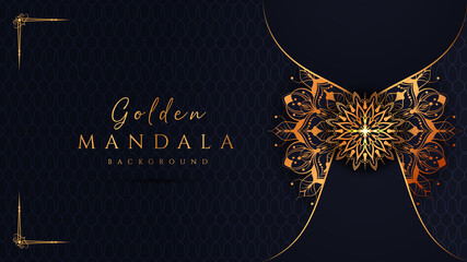 Creative luxury mandala background with floral ornament pattern. Abstract and decorative mandala design for decoration, invitation, cards, wedding, logos, flyer, banner, cover, brochure