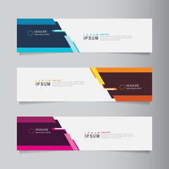 Vector banner abstract geometric background, modern banner advertising design. can use for brochure, flyer, covers, annual report and print template