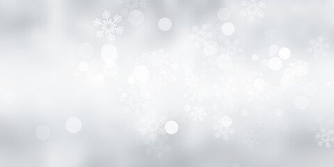 white snow blur abstract background. Bokeh Christmas blurred beautiful shiny Christmas lights