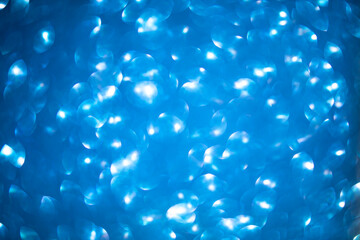 Fototapeta na wymiar Blurred Lights on blue gradient abstract background high light in middle design for presentation. light blue gradient background / blue radial gradient effect wallpaper