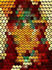 Abstract Colorful Geometrical Artwork Poster,Abstract Graphical Art Background Texture,Modern Conceptual Art,
Synthwave Aesthetic Poster Print,3D Rendering,3D Illustration