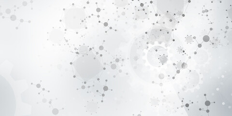 Gray halftone pattern with white line motion backdrop wallpaper. Clean Grey geometric background.