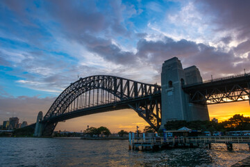 Sydney at night time