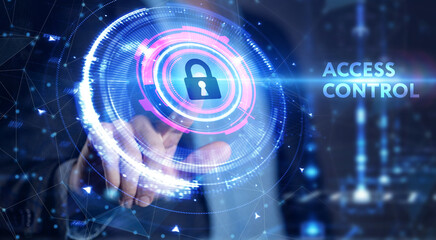 Cyber security data protection business technology privacy concept. Access control