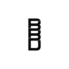 bbd letter original monogram logo design