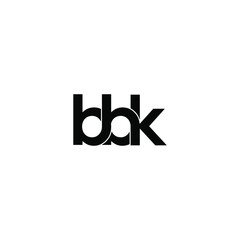 bbk letter original monogram logo design